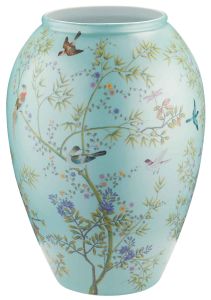 Paradis Turquoise Vase by Raynaud