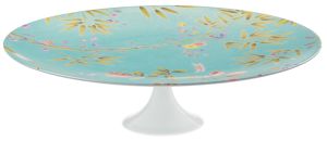 Paradis Turquoise Large Petit Four Stand by Raynaud