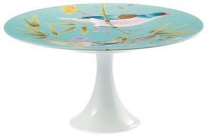 Paradis Medium Petit Four Stand #2 Turquoise Background by Raynaud