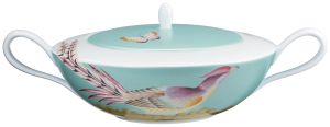 Paradis Turquoise Soup Tureen by Raynaud
