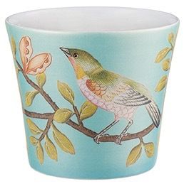 Paradis Turquoise Candle Pot by Raynaud