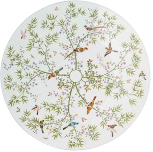 Paradis White Buffet Plate by Raynaud