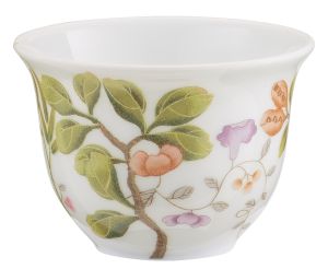 Paradis White Zarf Or Sake Cup by Raynaud