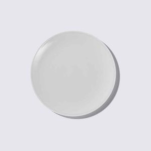 Pastell Dessert Plate Light Grey by Dibbern