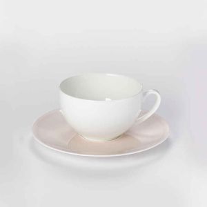 Pastell Saucer 0.20 L / 0.25 L Powder Pink by Dibbern