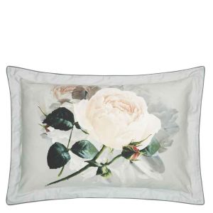 Peonia Grande Zinc Standard Sham by Designers Guild