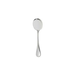 Perles Silverplate Cream Soup Spoon by Christofle