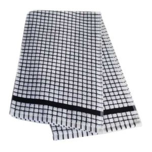 Poli Dri Tea Towel Black by Samuel Lamont
