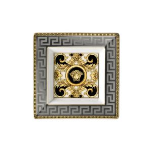 Prestige Gala Tray, Porcelain 5 1/2 Inch, Square by Versace