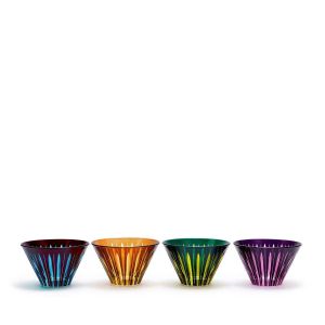 Prism Glassware Condiment Bowls Assorted Set Of 4 by L'objet