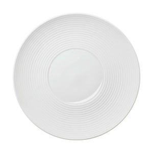 Pulse #109 Wide Rim Dinner Plate, Small Centre 31cm by Hering Berlin