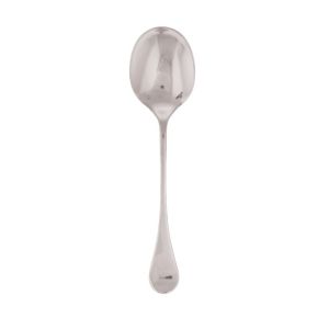 Queen Anne Silverplated Bouillon Spoon by Sambonet