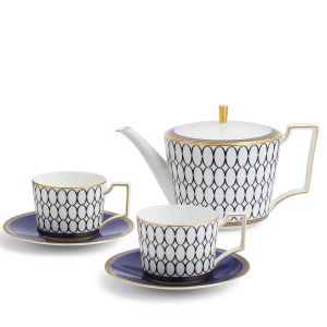 Renaissance Gold Teaset - Teapot & Teacup & Saucer, Set Of 2 by Wedgwood