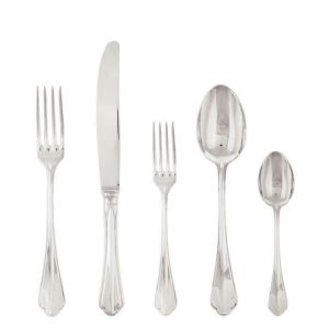 Rome Stainless 5 Pcs Place Setting with Hollow Handle Knife by Sambonet