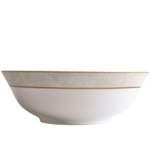 Sauvage White Salad Bowl by Bernardaud
