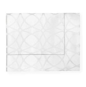 Giza 45 Porta White King Flat Sheet by Sferra