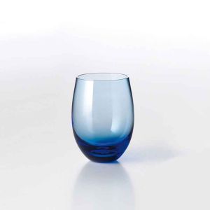 Solid Colour Glass Tumbler 0.25 L Azure by Dibbern