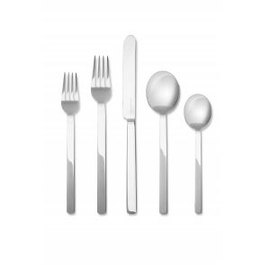 Stile Stainless Mirror 5 Pcs Place Setting by Mepra