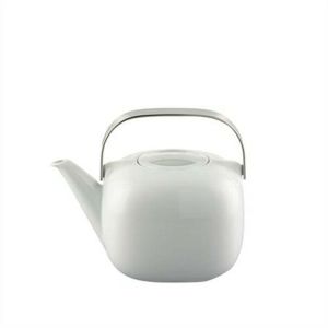 Suomi White Tea Pot Metal Handle by Rosenthal