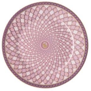 Swarovski Signum Bread & Butter Plate Rose Pink by Rosenthal