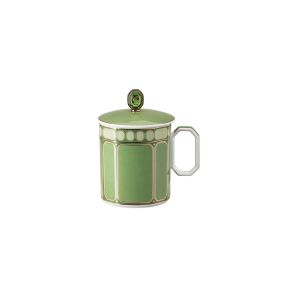 Swarovski Signum Mug W/Lid Fern Green by Rosenthal