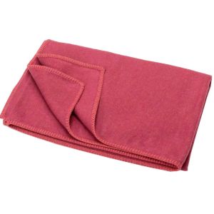Sylt Bordeaux Cotton Throw by Fussenegger