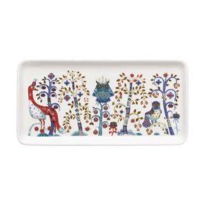 Taika White Plate Rectangle by Iittala