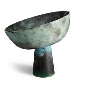 Terra Bronze Bowl On Stand - Medium by L'objet