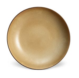 Terra Leather Soup Plate by L'Objet