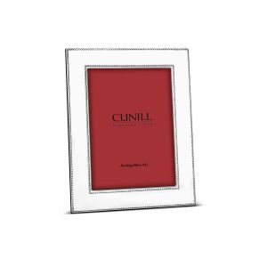 Tiffany Double Bead Sterling 5x7 Frame by Cunill