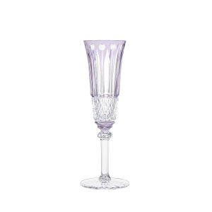 Tommy Purple Champagne Flute by Saint Louis