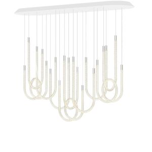 TORSADE 10L LINEAR CHANDELIER SHORT by Saint Louis