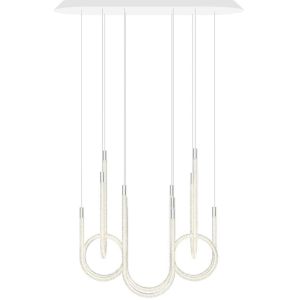 TORSADE 6L LINEAR CHANDELIER LONG by Saint Louis