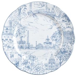 Tout Paris Dinner Plate by Bernardaud