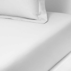 Triomphe Blanc Fitted Sheet King by Yves Delorme