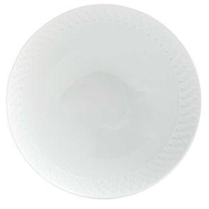 Twist White Cereal Bowl by Bernardaud