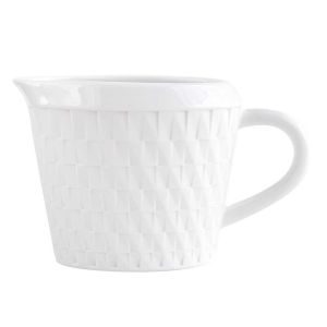 Twist White Creamer by Bernardaud