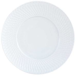 Twist White Salad Plate by Bernardaud