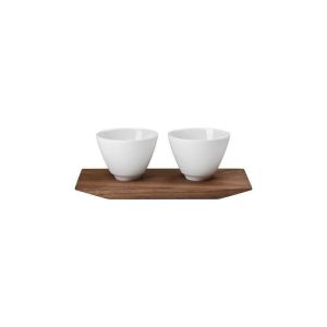 Velvet #520 2 Pinch Pots W/ Wood Tray by Hering Berlin