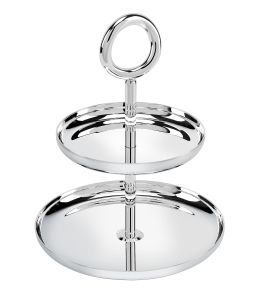 Vertigo Pastry Stand 2 Tiers by Christofle