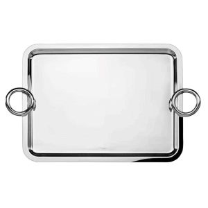 Vertigo Rectangular Tray With Handles 43X31Cm by Christofle