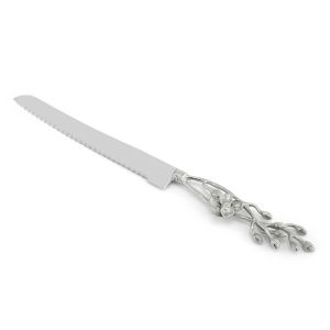 White Orchid Bread Knife by Michael Aram