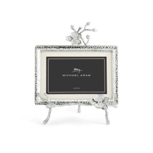 White Orchid Easel Frame by Michael Aram