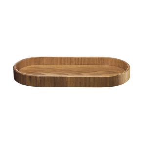 Wood Wooden Tray, Oval 23 X 11 Cm, H. 2 Cm, Weidenholz by Asa Selection