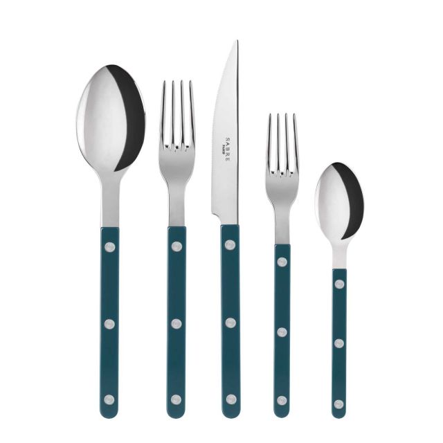 Sabre Bistrot Aquamarine 5 pc place setting BO-BC-5