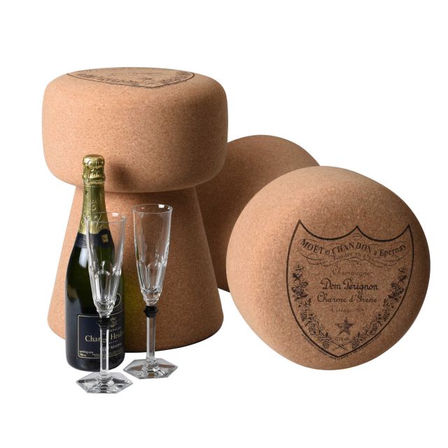 Provence Platters Champagne Cork Stool  