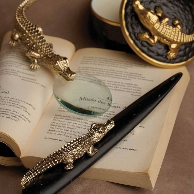 L'Objet Crocodile Gold  