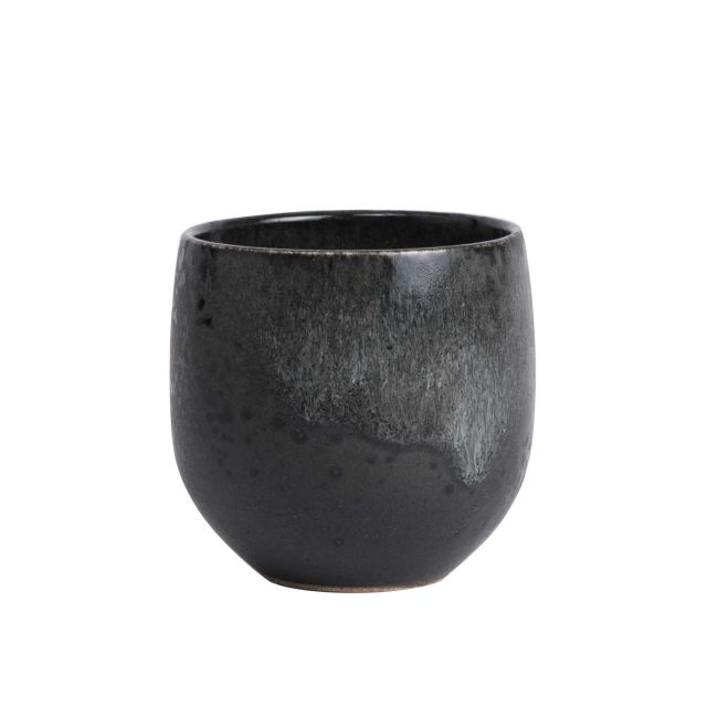 KH Wurtz Glaze E Black Cup (#1) KHW-1-E