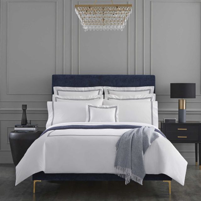 Sferra Grande Hotel White/Navy  