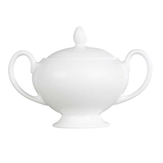 Wedgwood White China Traditional Covered Sugar 50105408676